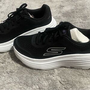 Skechers Women's Black Max Cushioning Sneakers